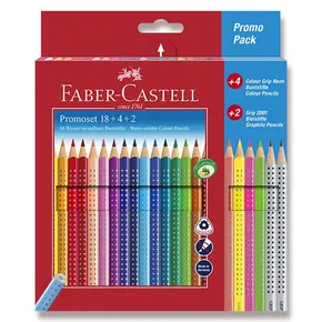 Kredki Faber-Castell 201540 Grip 2001 22 kolory + 2 ołówki grafitowe